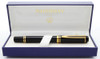 Waterman Le Man 100 Fountain Pen - Black, Medium 18k Nib (Excellent + in Box, Works Well) - 18830