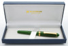 Platinum 3776 Celluloid Fountain Pen - Jade Green Celluloid, 14k Extra Fine Nib (Near Mint in Box, Works Well)