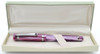 Levenger (Stipula) Verona Fountain Pen - Purple, Broad 14k Nib (Superior in Box, Works Well)