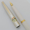 Pilot Elite Pocket Fountain Pen (1960s) - Ivory Satin, 14k Fine Nib (Near Mint, Works Well)
