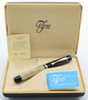 Filcao Sylvia Fountain Pen - Black and Horn, 14k Medium Nib, Button Filler (New in Box)