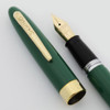 Master Japan Fountain Pen (1970s) - Black w Gold Cap, Fine Gold Plated Master Nib (Excellent, Works Well)
