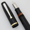 Wahl Oxford Fountain Pen - Black, Firm Fine Steel Nib (Very Nice, Restored)