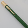 Sheaffer Flat Top Senior Mechanical Pencil (1920's) - Bright Jade Green, 5-7/16", 1.1mm  (Very Nice, Works Well)