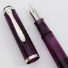 Pelikan M205 Fountain Pen (2016) - Demonstrator Purple w Chrome Trim, Piston Filler, Fine Nib (Mint, in Box, Works Well)