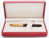 Sheaffer Crest (Reissue) #597 Fountain Pen - Opalite Golden Brown, Medium 18k Nib (New Old Stock in Box, Works Well)