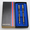 Lady Sheaffer 632 Ballpoint Pen and Mechanical Pencil Set (1975) - Black Tulle (Near Mint, In Box, Works Well)