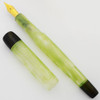 PSPW Prototype Oversized Fountain Pen - Misty Fern with Solid Dark Green Ends, No Clip, #6 JoWo Nibs (New)