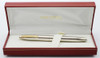 Sheaffer Triumph Imperial (1990s) Fountain Pen - Palladium Plated, Gold Trim, Fine GP Nib (New Old Stock in Box)