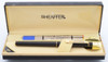 Sheaffer TARGA 1003S Slim Rollerball Pen - Matte Black, Gold Trim (New Old Stock in Box)