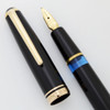 Montblanc 252 Fountain Pen (1950s) -  Basic Black, 14k Left Oblique Wing Nib (Very Nice, Works Well)