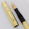 Waterman 552 1/2 w 14k Gold Overlay (1920s) - Lever Filler, Full Flex Nib (Excellent, Restored)
