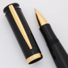 Loiminchay Mini Qian Long Rollerball Pen - Black, Gold Plated Trim (Near Mint, Works Well