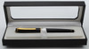 Pilot Falcon Resin Fountain Pen - Black, Gold Trim, 14k SF Spencerian (Excellent in Box, Works Well)