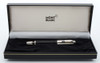 Montblanc Boheme Doue Fountain Pen  - Black Chased, Platinum Trim, Retractable, 18k Medium Nib (Near Mint in Box, Works Well)