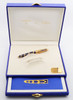 Waterman Edson Boucheron Limited Edition Fountain Pen - Blue and Gold, Med 18k Nib (Near Mint in Box, Works Well)
