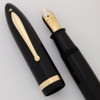 Sheaffer Balance Oversized Lifetime Fountain Pen (1930s) - Black, Rare Feathertouch #8 Fine Nib (Superior, Restored)