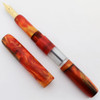 PSPW Prototype Oversize  Bulb Filler - Solar Flare Alumilite, Waterman Canada Flexible Nib  (New)