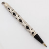 Waterman 452 1/2 V Ring Top Mechanical Pencil (1920s) - Sterling Basketweave Filigree (Excellent,  Works Well)
