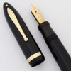 Sheaffer Balance Lifetime Fountain Pen (1930s) -  Oversize, Short Humped Clip, Black, Fine Lifetime Nib (Excellent +, Restored)