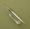 S T Dupont Classique Ballpoint - Sterling Lined, Black Lacque Clip (Very Nice)