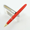 Sheaffer School Pen - Early Version, Gold Plated Triumph Nib, Red, Fine (Mint)