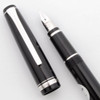 Pilot Falcon Resin Fountain Pen - Black, Rhodium Trim, 14k SEF Soft Extra-Fine (Excellent, Works Well)