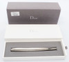 Christian Dior Logo Ballpoint Pen - Shiny Chrome (Excellent in Box)