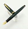 Cross Radiance Fountain Pen - Green w Gold Trim, Extra Fine Nib (Excellent)