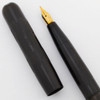 Evans Hump Filler Fountain Pen (1920s) - BCHR, Crescent-Like Filler, Flexible Fine 14k Nib (Excellent +, Restored)