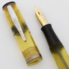 Waterman Ink-Vue Demonstrator Fountain Pen (1930s, Canada) - Rare, Clear Yellow, Ideal Canada Nib (Excellent, Restored)