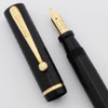 Sheaffer Flat Top Student Special Fountain Pen (1920s) - BCHR w/Gold Trim, Lever Filler,  14k Fine Semi-Flex #22 Student Special Nib (Excellent, Restored)