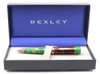 Gaston Holiday Special Edition Ballpoint Pen by Bexley (2004) - Red and Green Marbled (Near Mint in Box)