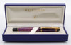 Waterman Phileas Fountain Pen - Purple with Gold Veins, C/C, Medium Two-Tone Nib (Excellent, In Box, Works Well) Waterman Phileas Fountain Pen - Purple with Gold Veins, C/C, Medium Two-Tone Nib (Excellent, In Box, Works Well)