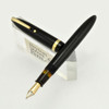 Sheaffer Balance Military Clip - Black, Fine Feather Touch Nib (Very Nice, Restored)