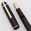 Eversharp Skyline Fountain Pen (1940s) - Burgundy Cap & Barrel, Lever Filler, Medium Manifold Nib (Excellent +, Restored)