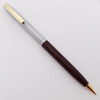 Sheaffer 440X Quasi-Imperial Mechanical Pencil  (1970s) - Burgundy w/Brushed Steel Cap and GT, .9mm (New Old Stock)