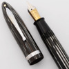 Sheaffer Balance Lifetime 1000 Oversize Fountain Pen (late 1930s) - Grey Pearl Striated, Vac-Fil, Medium Lifetime Nib (Excellent, Restored)