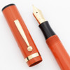Pick Pen Co. Exceptional Fountain Pen - Orange, Oversize, Semi-Flex Perpetual Nib (Excellent, Restored)