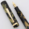 Pick Pen Co. Exceptional Combo Pen - Black and Pearl, Flexible #1 Nib (Very Nice, Restored)