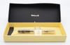 Pelikan M200 Fountain Pen (Old Style) - Clear Demonstrator, Gold Plated Trim, Piston Filler, OBB Nib (Near Mint in Box, Works Well)