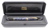 Parker Duofold International Fountain Pen - Mark 1, Blue Marble, Gold Trim, Fine 18k Nib (Mint in Box, Works Well)