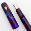 PSPW Prototype Fountain Pen - Nightclub Alumilite, Sterling Roll Stop, #6 JoWo Nibs (New)