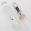Ranga Acrylic Splendour Fountain Pen - Extra Oversize, Rounded with Clip, German Nibs, Cartridge/Converter