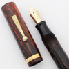 Lincoln Pen Oversize Fountain Pen - RMHR, Lever Filler, Medium 14k Flexible #8 Nib (Excellent,  Restored)