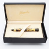 Stipula Iris LE Fountain Pen (2000) - Hazelnut Celluloid, Safety Pen, 18k Fine Nib (Excellent + in Box, Works Well)
