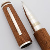 Omas Chateau Lafite Rothschild Oversize Rollerball (2007) - Oak Wood w Sterling Trim (Excellent, Works Well)