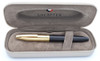 Sheaffer Legacy 2 Gaston SE Fountain Pen - Matte Black w Linear Gold Plate Cap, 18k Fine Nib, Touchdown Filling (Near Mint in Box, Works Well)