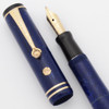 Wahl Eversharp Gold Seal Fountain Pen - Junior Size, Lapis Blue, Fine Manifold Nib (Very Nice, Restored)