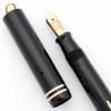 Sheaffer Lifetime Flat Top - Ring Top, Two Cap Bands, Black Permanite, Extra-Fine Lifetime Nib (Excellent, Restored)